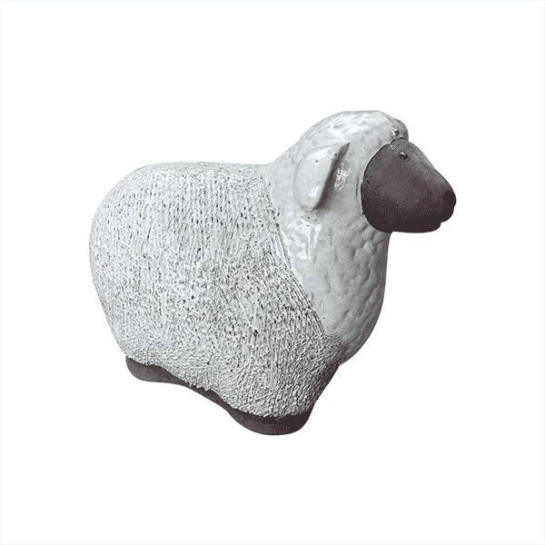 4176 Gốm Thú Cừu Bông 50x25x35