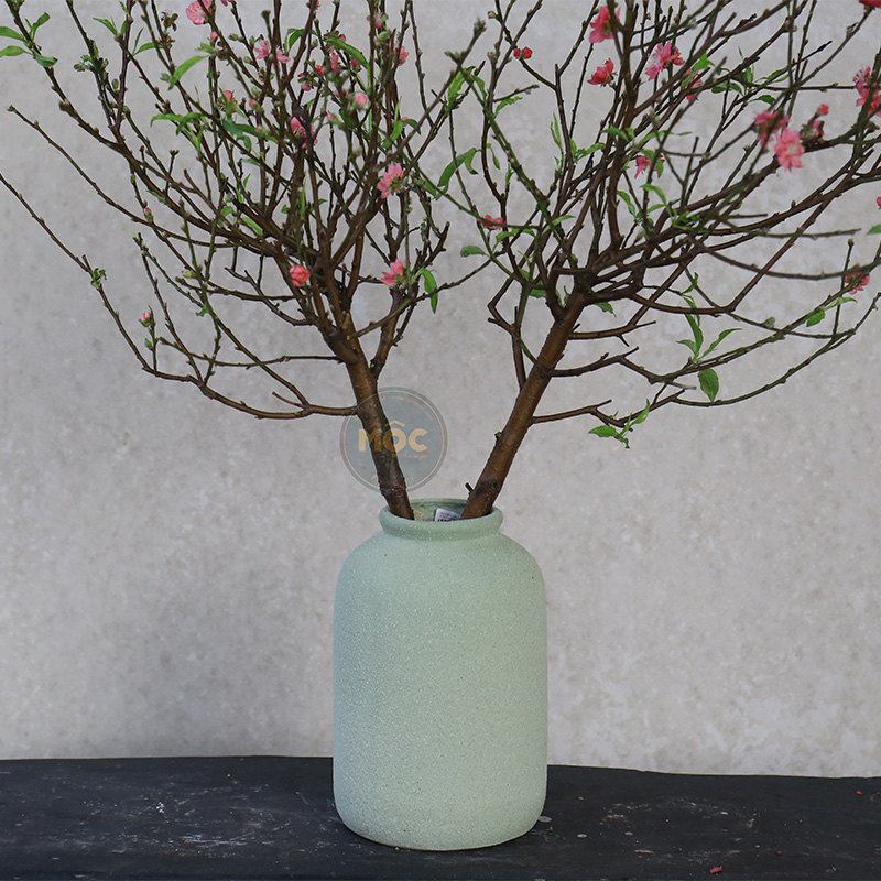 Cắm Hoa Tươi | 3423 Bình Trụ Miệng Túm 17x17x26 M10