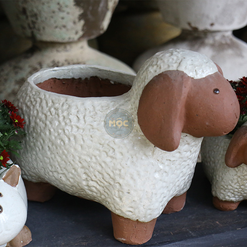 3440 Cừu Trồng Cây 45x25x33 M18