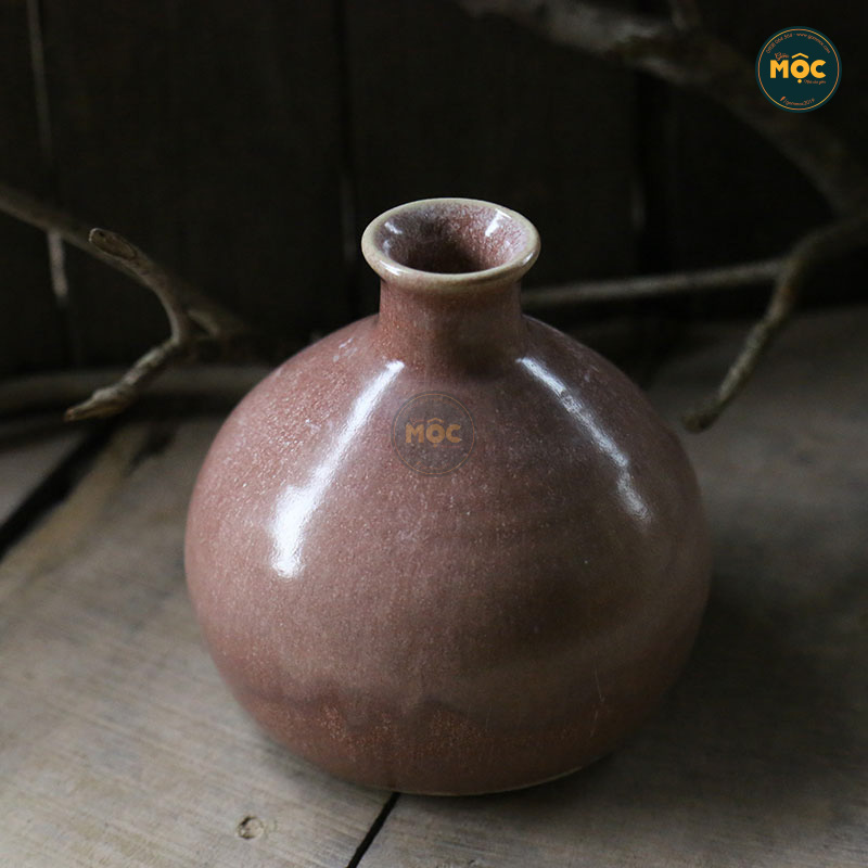 Cắm Hoa Tươi | Mờ | 3645 Bình Vuốt Tay 14x14x14 M4