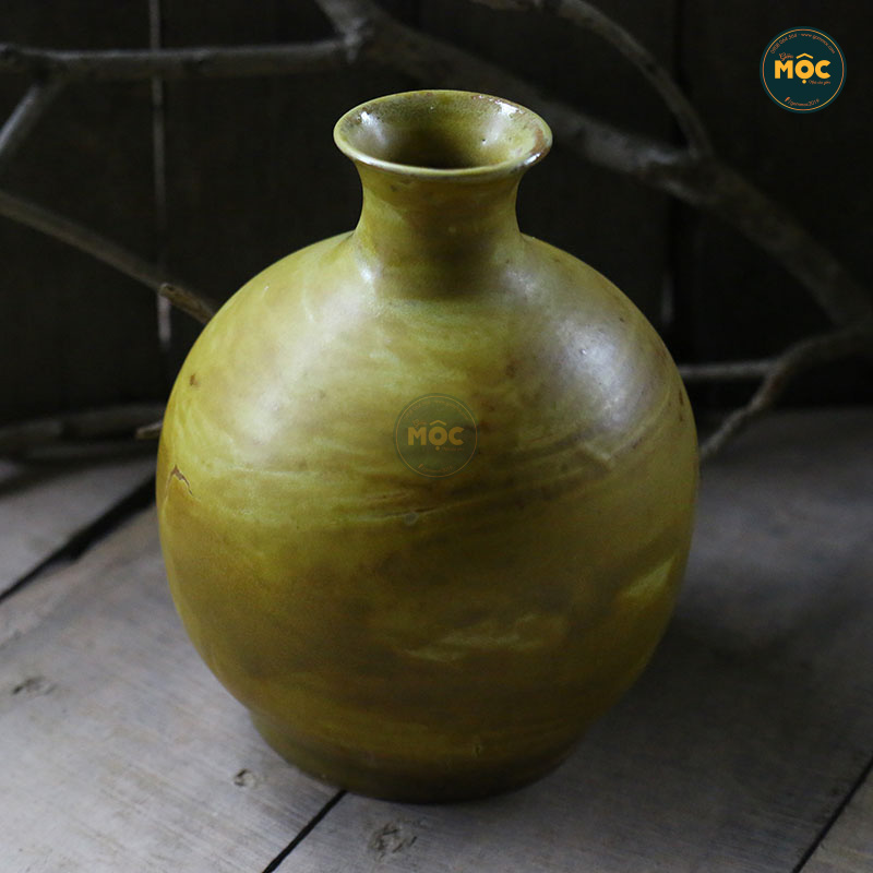 Cắm Hoa Tươi | Mờ | 3639 Bình Vuốt Tay 16x16x20 M6