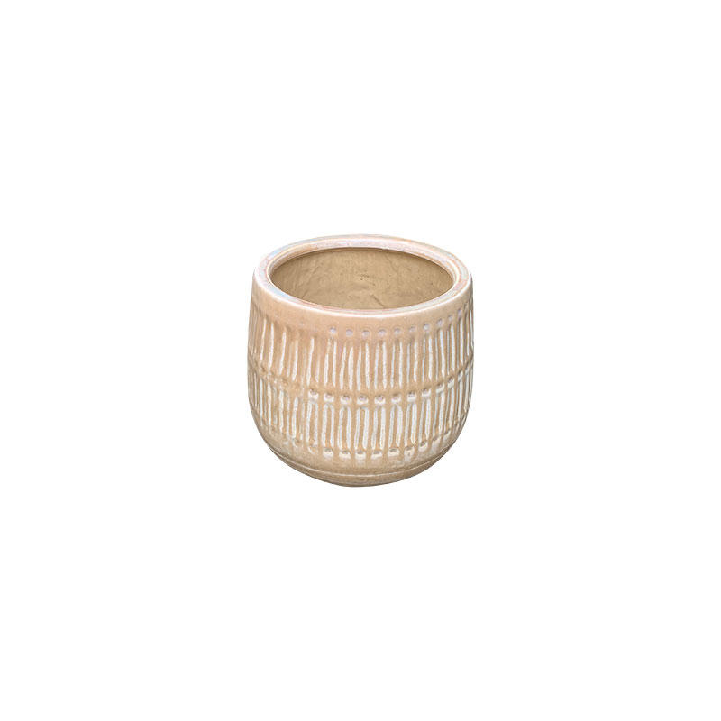 Mờ | 3744 Chậu ID Bầu Đáy Khía 21x21x19 M19