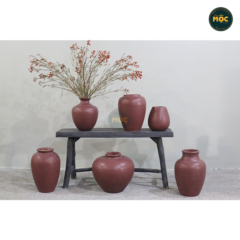 Cắm Hoa Tươi | Mờ | 3570 Bình Hoa Bốn Mùa 25x25x39 M14