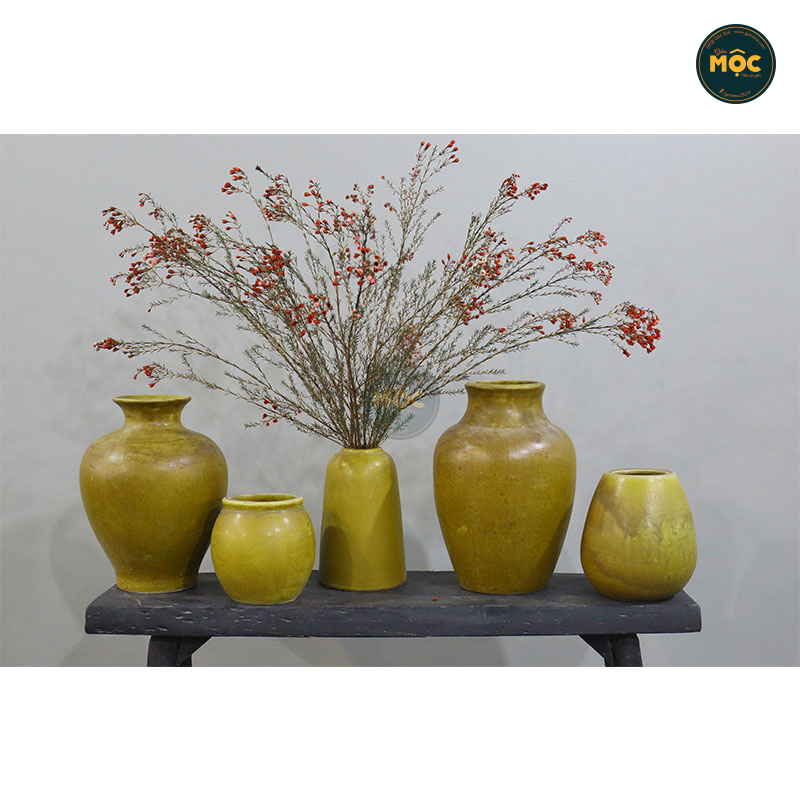 Cắm Hoa Tươi | Mờ | 3574 Bình Hoa Bốn Mùa 25x25x37 M14