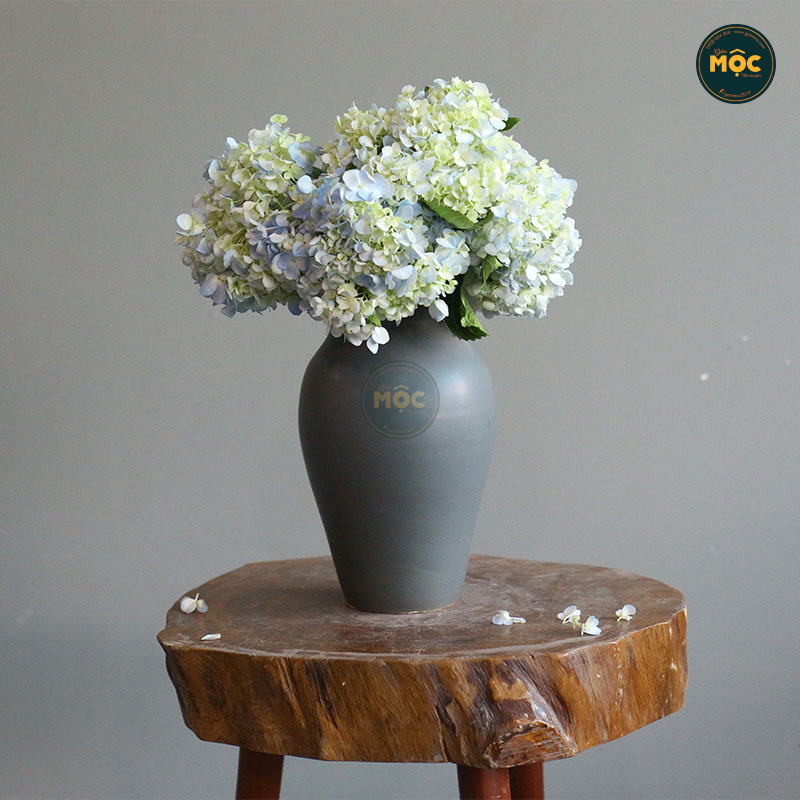 Cắm Hoa Tươi | Mờ | 3702 Bình Vuốt Tay 15x15x25 M10
