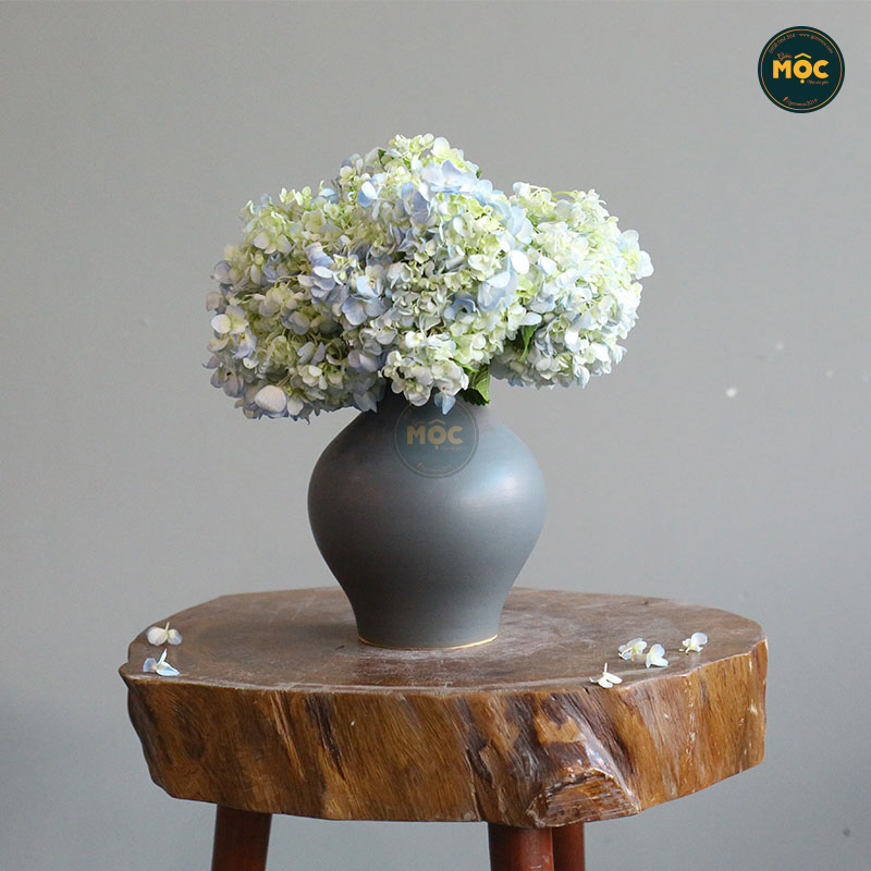 Cắm Hoa Tươi | Mờ | 3725 Bình Vuốt Tay 16x16x17 M7