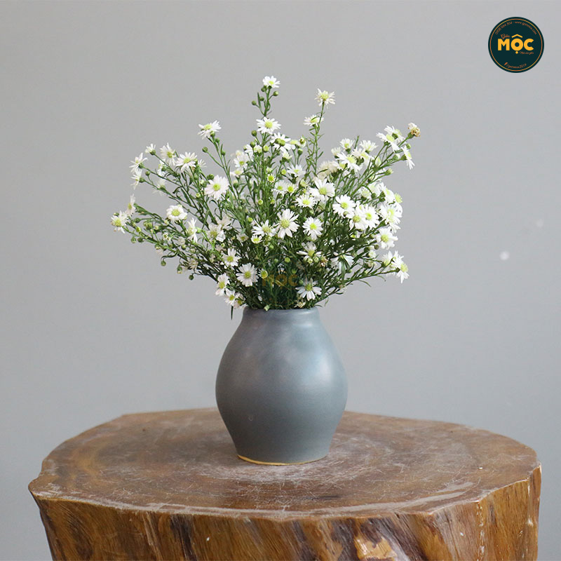 Cắm Hoa Tươi | Mờ | 3737 Bình Vuốt Tay 11x11x13 M6