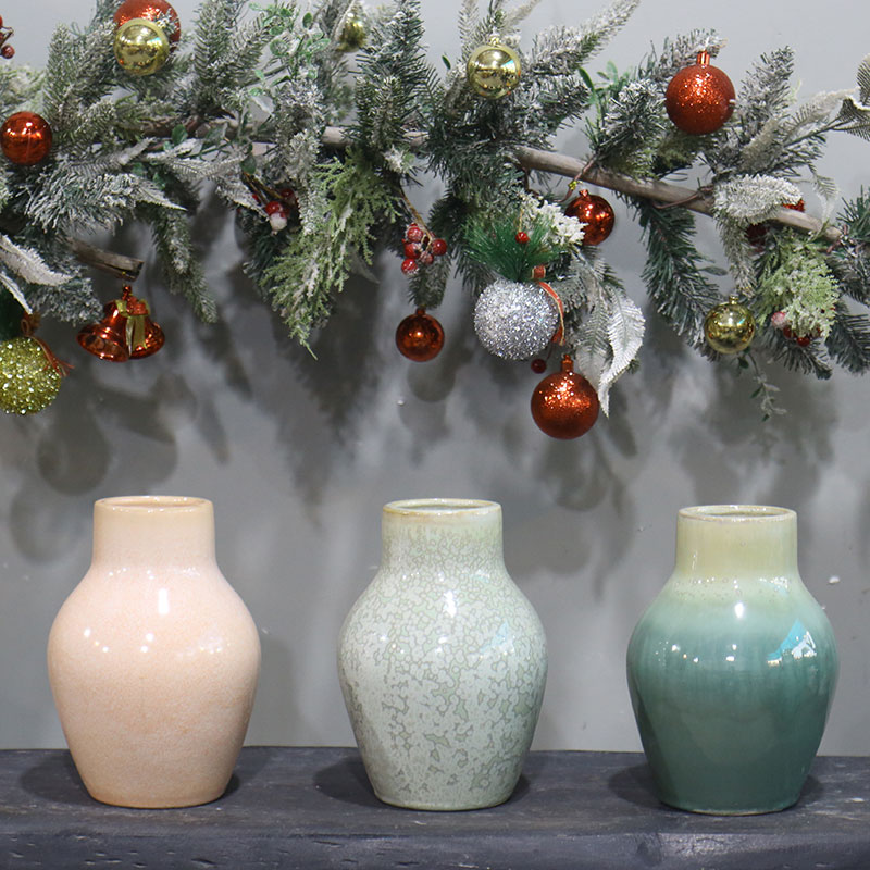 Cắm Hoa Tươi | Bóng | 4057 Bình Hoa Bốn Mùa 15x15x14