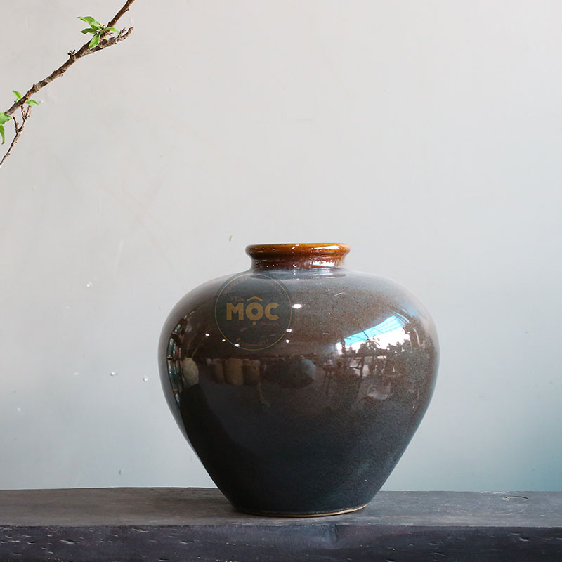 Cắm Hoa Tươi | Bóng | 3568 Bình Hoa Bốn Mùa 36x36x35 M14