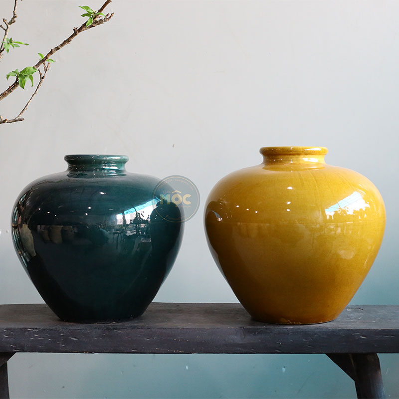 Cắm Hoa Tươi | Bóng | 3568 Bình Hoa Bốn Mùa 36x36x35 M14