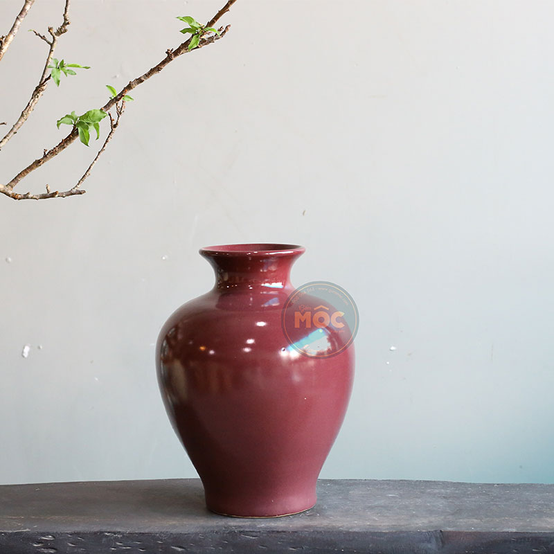 Cắm Hoa Tươi | Bóng | 3574 Bình Hoa Bốn Mùa 25x25x37 M14