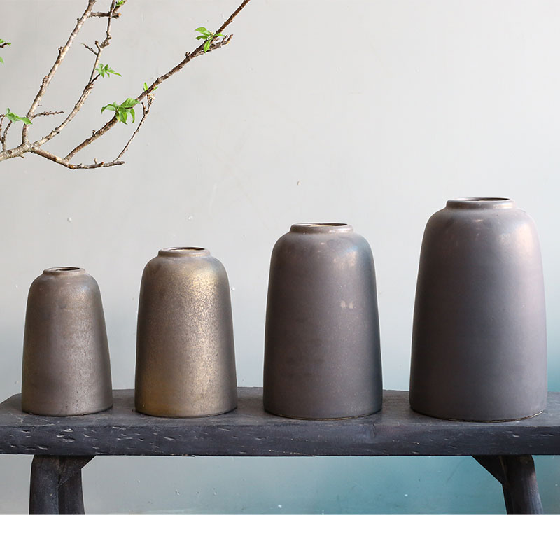 Cắm Hoa Tươi | Mờ | 3742 Bình Hoa Bốn Mùa Chuông H25 16x16x25 M8