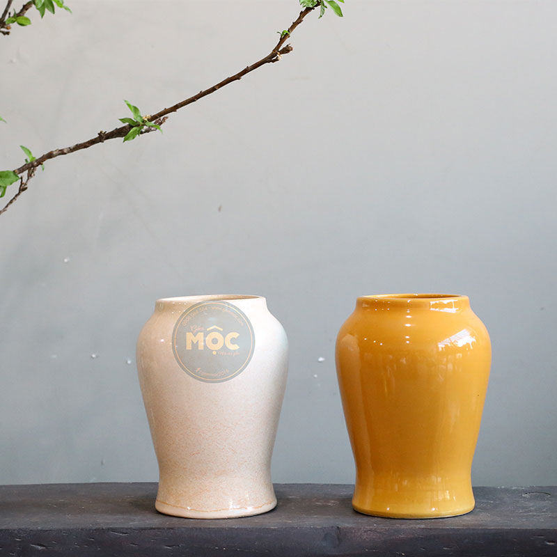 Cắm Hoa Tươi | Bóng | 4066 Bình Hoa Bốn Mùa 18x18x25 M13