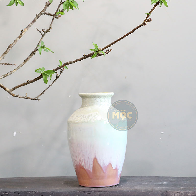 Cắm Hoa Tươi | Bóng | 4067 Bình Hoa Bốn Mùa 20x20x30 M11