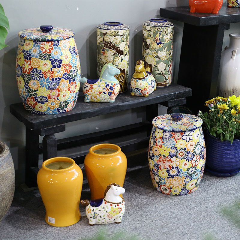 Cắm Hoa Tươi | Bóng | 4215 Bình Trụ Mai Điểu 15x15x32 M8