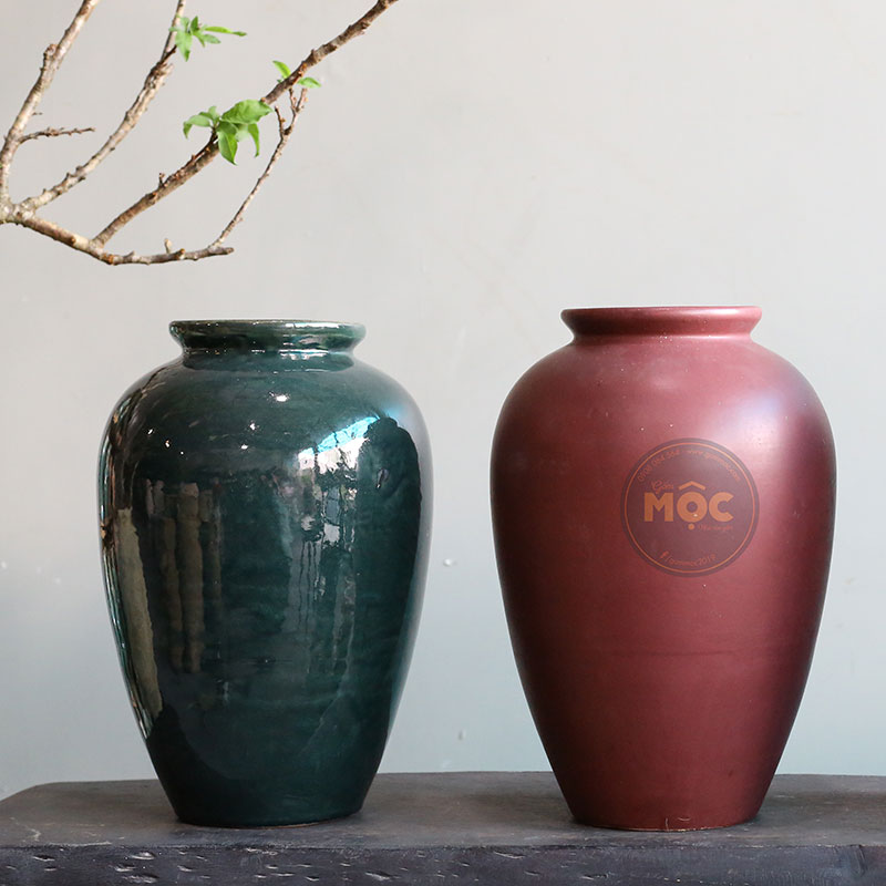 Cắm Hoa Tươi | Bóng | 3573 Bình Hoa Bốn Mùa 25x25x38 M15