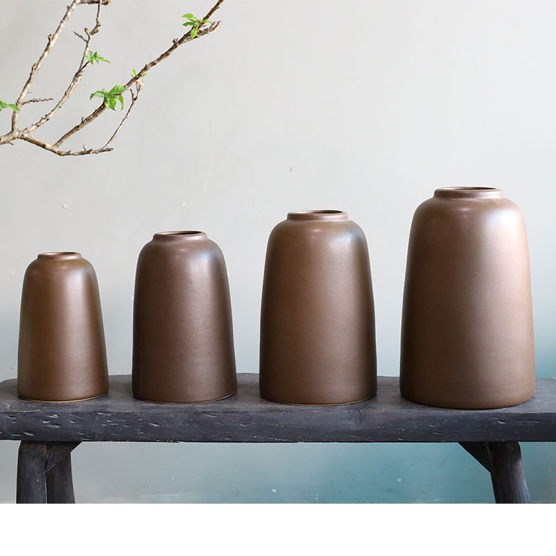 Cắm Hoa Tươi | Mờ | 3742 Bình Hoa Bốn Mùa Chuông H25 16x16x25 M8