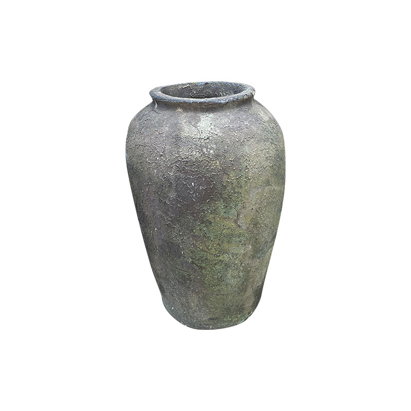 Cắm Hoa Tươi | 4056 Men Mỹ Thuật Bình Trơn 30x30x45 M18