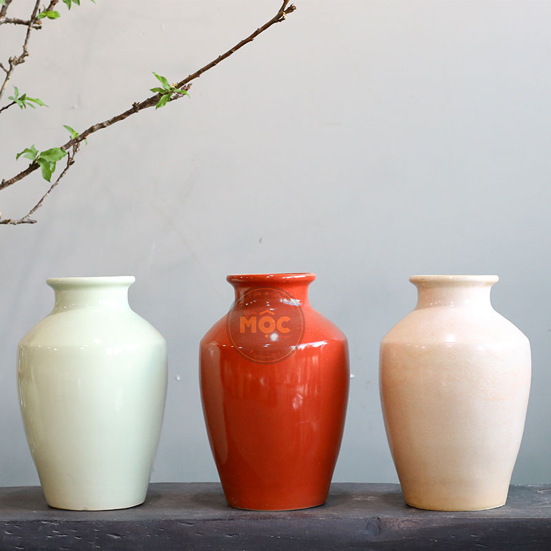 Cắm Hoa Tươi | Bóng | 4067 Bình Hoa Bốn Mùa 20x20x30 M11